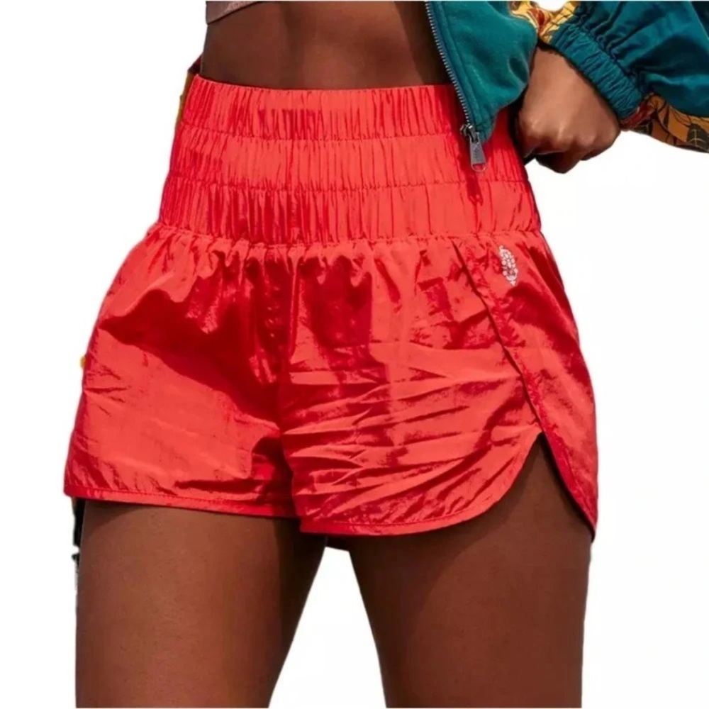 FP Movement by Free People Red Athletic Shorts